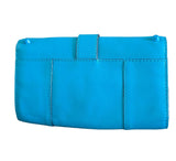Karen Millen Bright Blue Leather Purse / Wallet with Studs