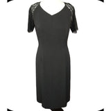 Jaeger Navy 100% Silk Dress, Size 12.