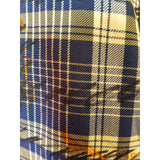 Burberry Navy White 100% Silk Trousers Size 16.