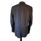 Banana Republic Modern Slim Fit Coupe Ajustee Moderne Mens Navy Linen Suit Size Jacket 44L/L Trousers 36×34