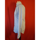 Glanshirt Blue White Stripe Shirt Size 15 1/2