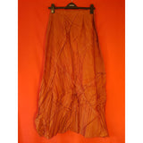 LEÌKO Terracotta Long Skirt Size 12 Made in France