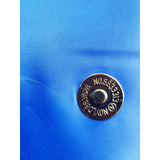 Blue Satin with Flowers Clutch Bag.