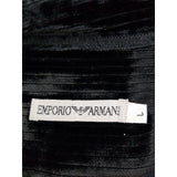 Emporio Armani Men's Black Velour Shirt Size L