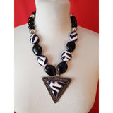 Black White Necklace