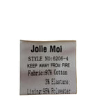 Jolie Moi Yellow Frilly Shoulder Dress, Size 8