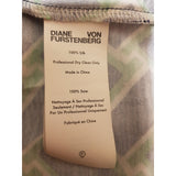 Diane Von Furstenberg Navy Green White Dress Size 2 US 6 UK