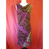 Marks & Spencer Mulberry Floral Print Dress Size 12