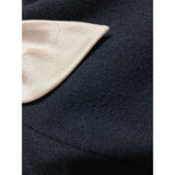 Paddy Campbell Black Dress White Rose Embellished Size 10