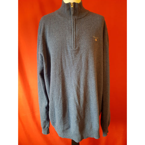 GANT Blue Wool Blend Jumper Size 3XL