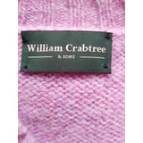 William Grabtree & Sons Lilac Pure New Wool Jumper Size 40 / M