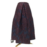 Burberry Blackcurrant Embroidered Skirt Size UK 8