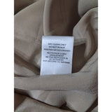 Equipment Femme Sand Pure Silk Shirt Dress Size XS