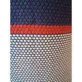 Melissa Odabash Striped White Red Navy Knit Dress Size S