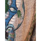 Desigual Women's Floral Print Open Front Long Cardigan Size XL