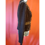 WD NY Women's Brown Velvet Jacket Size 4 / S