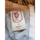 Claudia Fashions Grey Purple Floral Print Dress Size 14