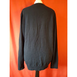 GANT Black Wool Blend Jumper Size XL