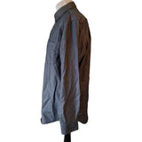 Charles Tyrwhitt Weekend Mens Grey Non Iron Classic Fit Shirt Size Medium M