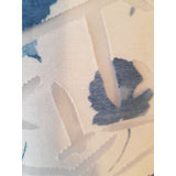 Cynthia Max Relax White  Blue Blouse Size S