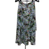 Erdem Floral Print Pure Silk  Bridget Skirt Size 10 UK