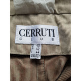 Cerruti Club Women's Beige Stripe Waistcoat Size 14