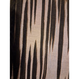 Diane von Furstenberg Black Beige Wool Silk Jersey Printed Skirt Size 6 US / S