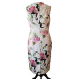 Phase Eight White Floral Print Dress Size 16