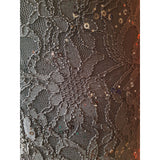 Lauren Ralph Lauren Black Sequin Tulle Shift Dress Size 6 / S.