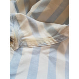NATALINO Men's White Blue Stripe Shirt Size 39 / 15.5