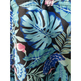 Blue Floral Print Bikini Short / Top Size S