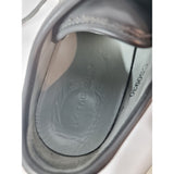 Dolce & Gabbana Men's Leather Low-Top Sneakers with Metal Logo Size 6