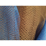 Katerina Blue Maxi Ocassion 100% Silk Dress with Scarf Size 10