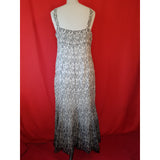 Gold by Michael White Black 100% Silk Dress with Bolero Size 16.