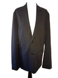 Everlane Mens Navy Blue Cotton Stretch Performance Blazer Jacket Size M