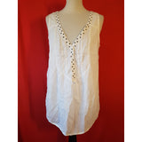 Zadig & Voltaire Women's White Top Size L