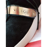 UGG Women's Black Leather Ankle Boots Size 5 / 37