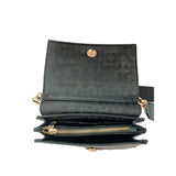Carvela Black Crossbody Bag Women's Shoulder Handbag Gold Hardware size 19cm×13cm