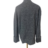 John Lewis Women's Charcoal Grey Fleck Cable Knit Jumper Size 10