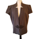 Roman Originals Brown Dress Blazer Suit, Size 20