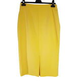 L.K.Bennett Bright Yellow Skirt with Pockets Size 12