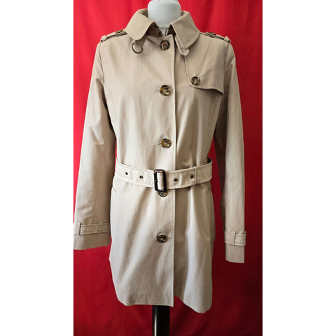 Tommy Hilfiger
Heritage Single Breasted Trench Coat - Beige Size L.