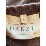 DARZI Grey Lambswool Jumper Size S