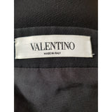 Valentino Black Wool Silk Skirt with Pockets Size 38 IT / XS