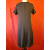 Transit Par Such Black Grey Wool Blend Dress Size 2 / XS.