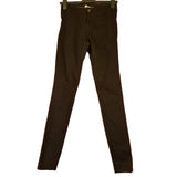 J Brand / Hussein Chalayan Jeans Skinny Black Drainpipe  Size W25 L34.