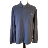 Lacoste Navy Long Sleeve Polo Shirt Size M