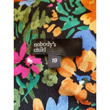 Nobody's Child Floral Print Long Dress Size 18
