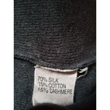 Jigsaw Women's Black Roll Neck Silk Blend Jumper Size S