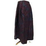 Burberry Blackcurrant Embroidered Skirt Size UK 8